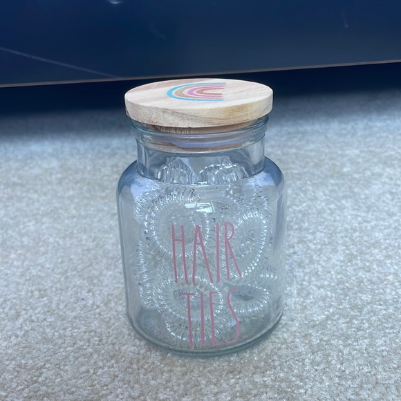 Rae Dunn Hair Rae Dunn Hair Ties Jar With Lid Poshmark